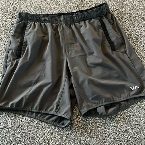 RVCA Men’s Yogger Stretch Shorts Grey Medium